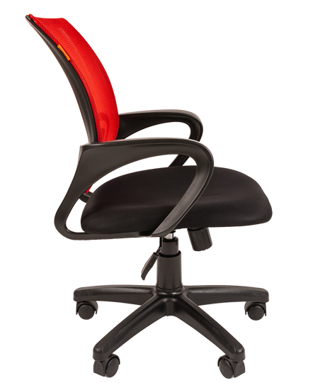 Офисное кресло CHAIRMAN 696 black Сетчатый акрил DW69 красный в Копейске - изображение 1