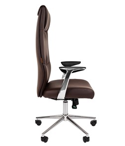 Компьютерное кресло CHAIRMAN Vista Экокожа премиум коричневая (vista) в Магнитогорске - предосмотр 4
