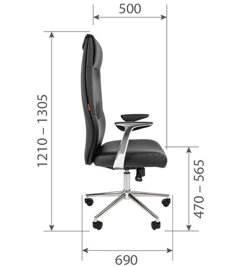 Компьютерное кресло CHAIRMAN Vista Экокожа премиум коричневая (vista) в Миассе - изображение 6