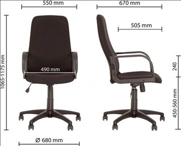 Офисное кресло DIPLOMAT (PL64) ткань CAGLIARI C11 в Челябинске - предосмотр 2