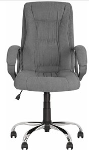 Офисное кресло ELLY (CHR68) ткань SORO-93, серая в Миассе