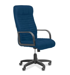 Кресло для руководителя Атлант, ткань Bahama / синяя в Магнитогорске