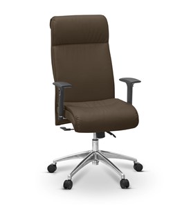Офисное кресло Dark (подлокотники 3D) экокожа премиум / коричневая CN1116 в Копейске
