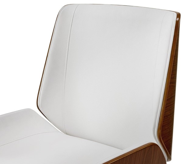 Кресло JY6264X-B белый/орех в Челябинске - изображение 5