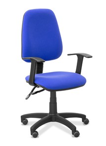 Кресло для персонала Эльза Т, ткань Colori / синяя в Челябинске - предосмотр