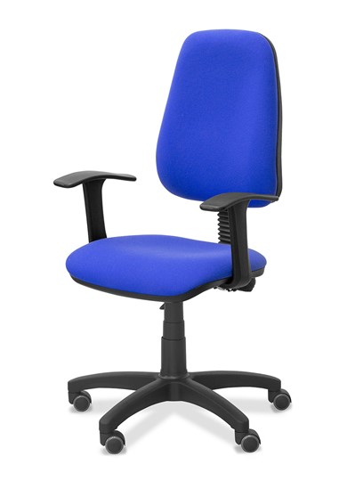 Кресло для персонала Эльза Т, ткань Colori / синяя в Челябинске - изображение 4