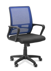 Офисное кресло Акцент, сетка YM/ткань TW / синяя/черная в Челябинске - предосмотр 7