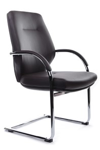 Кресло для офиса Alonzo-CF (С1711), темно-коричневый в Златоусте