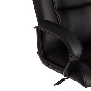 Кресло компьютерное BERGAMO Хром (22) кож/зам, черный, арт.19370 в Миассе - предосмотр 8