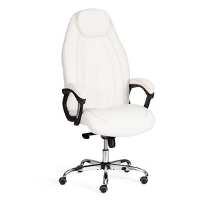 Компьютерное кресло BOSS Lux, кож/зам, белый, арт.21152 в Магнитогорске