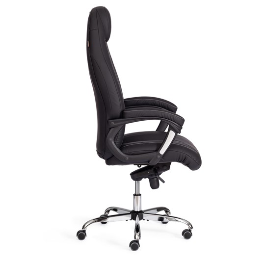 Кресло офисное BOSS Lux, кож/зам, черный, арт.21151 в Миассе - изображение 1