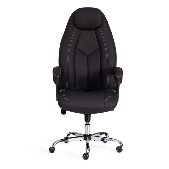 Кресло офисное BOSS Lux, кож/зам, черный, арт.21151 в Челябинске - изображение 5