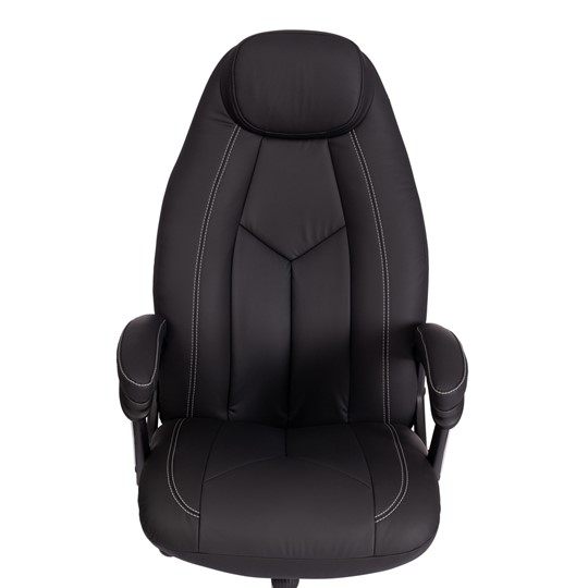 Кресло офисное BOSS Lux, кож/зам, черный, арт.21151 в Магнитогорске - изображение 6