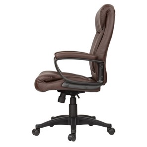 Кресло офисное BRABIX "Enter EX-511", экокожа, коричневое, 531163 в Челябинске - предосмотр 4