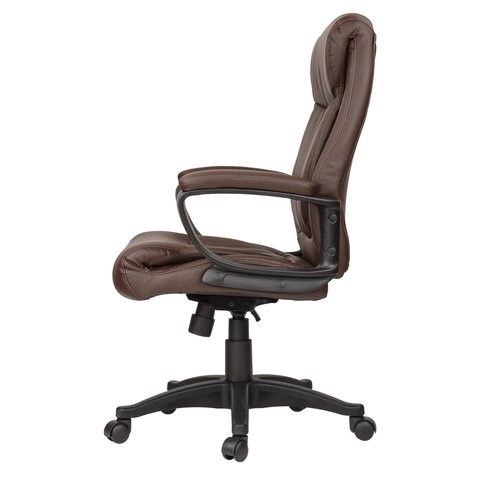 Кресло офисное BRABIX "Enter EX-511", экокожа, коричневое, 531163 в Челябинске - изображение 4