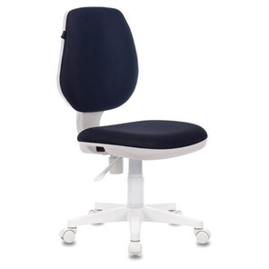 Кресло офисное BRABIX "Fancy MG-201W", без подлокотников, пластик белый, серое, 532412, MG-201W_532412 в Миассе - предосмотр