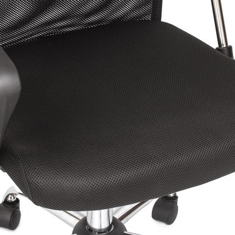 Офисное кресло BRABIX "Flash MG-302", с подлокотниками, хром, черное, 530867 в Миассе - изображение 12