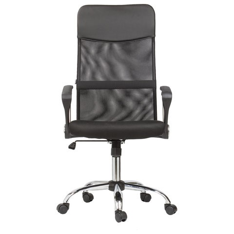 Офисное кресло BRABIX "Flash MG-302", с подлокотниками, хром, черное, 530867 в Миассе - изображение 3