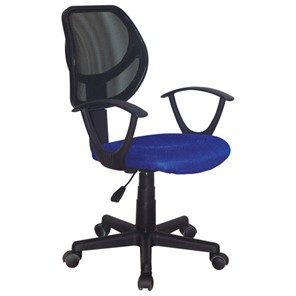 Компьютерное кресло Brabix Flip MG-305 (ткань TW, синее/черное) 531919 в Миассе