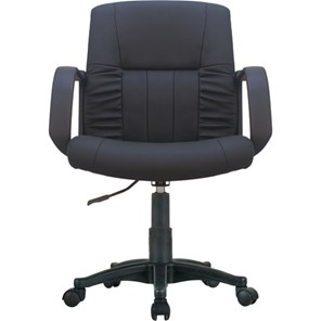 Кресло офисное BRABIX "Hit MG-300", с подлокотниками, экокожа, черное, 530864 в Челябинске - предосмотр 3