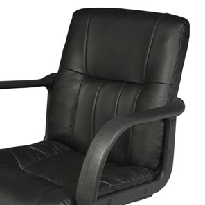 Кресло офисное BRABIX "Hit MG-300", с подлокотниками, экокожа, черное, 530864 в Челябинске - предосмотр 5