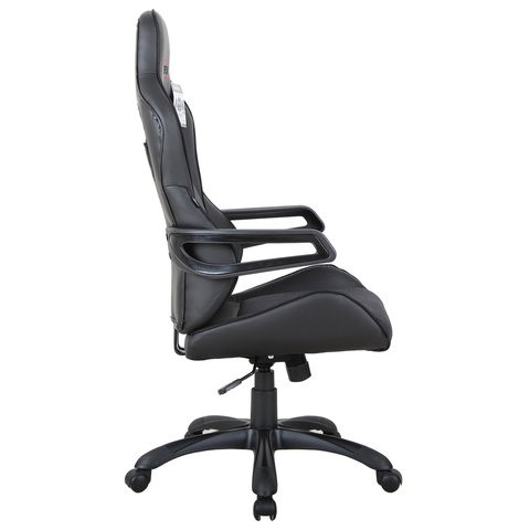 Офисное кресло Brabix Nitro GM-001 (ткань, экокожа, черное) 531817 в Челябинске - изображение 2