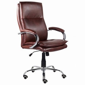 Кресло офисное BRABIX PREMIUM "Cuba EX-542", экокожа, коричневое, 532550 в Миассе