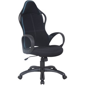 Кресло Brabix Premium Force EX-516 (ткань, черное/вставки синие) 531572 в Миассе