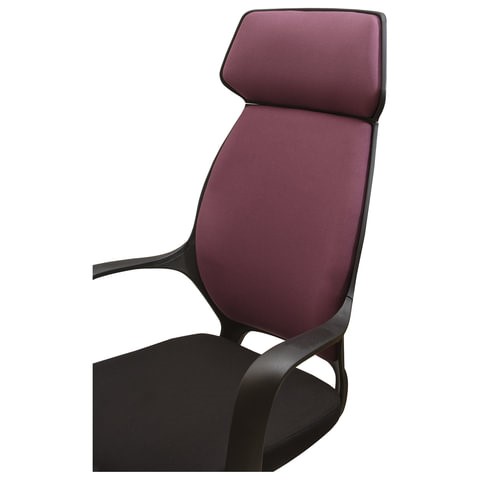 Кресло Brabix Premium Galaxy EX-519 (ткань, черное/терракотовое) 531570 в Челябинске - изображение 8