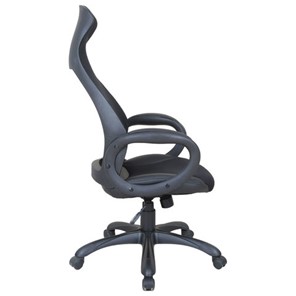 Компьютерное кресло Brabix Premium Genesis EX-517 (пластик черный, ткань/экокожа/сетка черная)   531574 в Челябинске - предосмотр 2