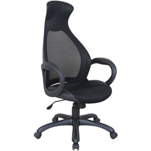 Компьютерное кресло Brabix Premium Genesis EX-517 (пластик черный, ткань/экокожа/сетка черная)   531574 в Челябинске - предосмотр