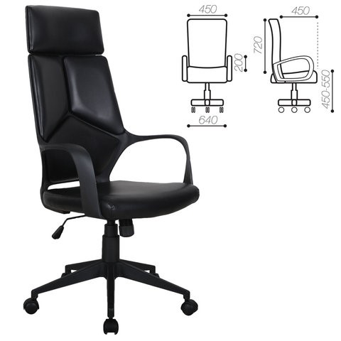 Компьютерное кресло Brabix Premium Prime EX-515 (экокожа, черное) 531569 в Миассе - изображение 1