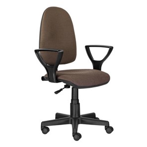 Кресло офисное Brabix Prestige Ergo MG-311 (регулируемая эргономичная спинка, ткань, коричневое) 531875 в Магнитогорске