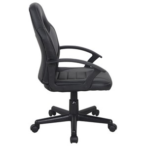 Кресло офисное BRABIX "Spark GM-201", экокожа, черное/серое, 532504 в Челябинске - предосмотр 1