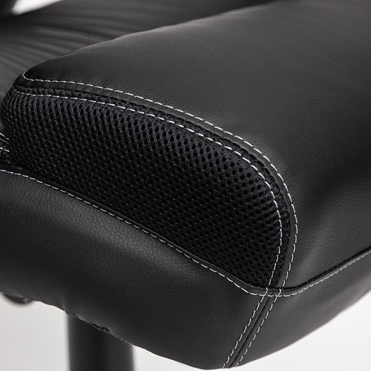 Офисное кресло CAMBRIDGE кож/зам/ткань, черный/черный , 36-6/11 арт.12756 в Копейске - изображение 8