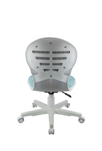 Кресло Chair 1139 FW PL White, Голубой в Миассе - предосмотр 4