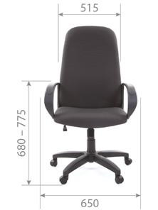 Кресло офисное CHAIRMAN 279 JP15-2, цвет черный в Челябинске - предосмотр 4