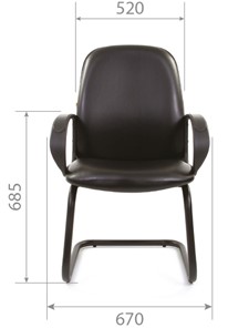 Офисное кресло CHAIRMAN 279V экокожа черная в Копейске - предосмотр 4