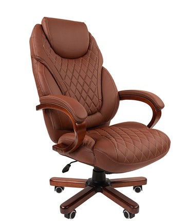 Кресло CHAIRMAN 406, коричневый в Копейске - изображение