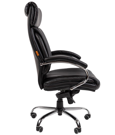Кресло компьютерное CHAIRMAN 423 Экокожа коричневая в Миассе - изображение 2