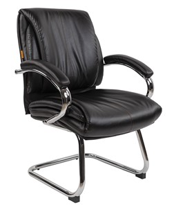 Кресло офисное CHAIRMAN 423V Экокожа черная в Копейске