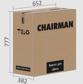 Кресло компьютерное CHAIRMAN 432, экокожа, цвет коричневый в Миассе - предосмотр 7