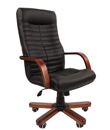 Кресло компьютерное CHAIRMAN 480 WD, экокожа, цвет черный в Миассе - изображение