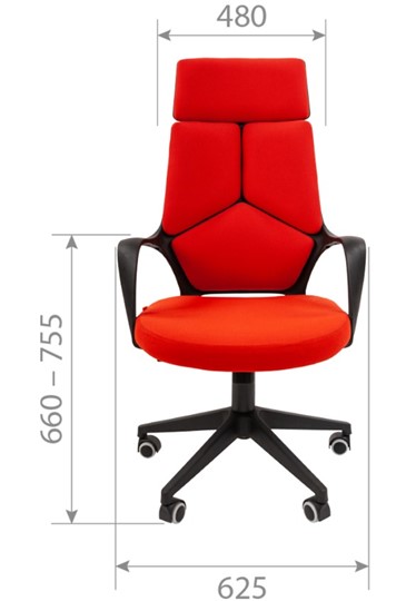 Кресло офисное CHAIRMAN 525, серое в Магнитогорске - изображение 1