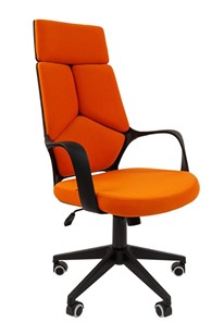 Кресло компьютерное CHAIRMAN 525, оранжевое в Копейске