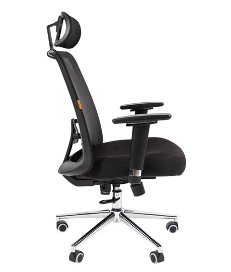 Офисное кресло CHAIRMAN 535 LUX сетчатый акрил черный / полиэстер черный в Копейске - изображение 2