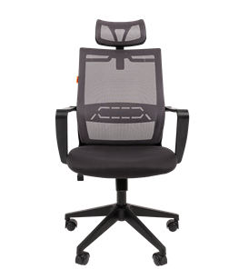Офисное кресло CHAIRMAN 545 сетка/ткань серый в Челябинске - предосмотр 3