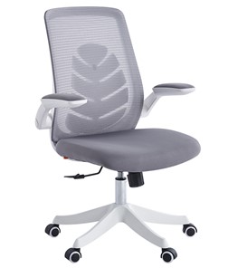 Кресло компьютерное CHAIRMAN 565, сетчатый акрил серый / полиэстер серый в Копейске