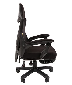 Кресло офисное CHAIRMAN 571 с подставкой для ног , Сетчатый акрил черный / Полиэстер черный в Челябинске - предосмотр 2