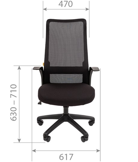 Кресло CHAIRMAN 573, черное в Миассе - изображение 7